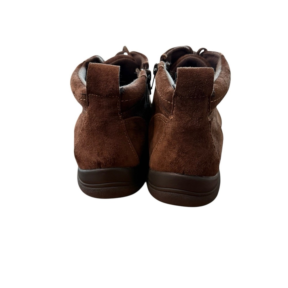 Earth Origins Diane Ankle Boot Brown Suede Size 9.5 Hiking Walking EUC - Picture 7 of 15